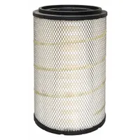 Round-oval engine air filter with axial seal. Overall height 16 7/16 inches. Designed for use in Kenworth buses to remove airborne contaminants from intake air