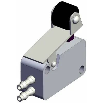 SMC Shuttle Valve: VM1000 Series, Roller Actuator, 3 Ports, 4 mm Push-On - VM Series Manual Air Control Valves
