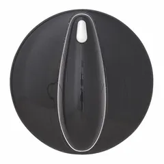 Replacement knob for Whirlpool ovens. Used to set temperature and cooking modes, restoring proper control functionality. Fits specific Whirlpool oven models.