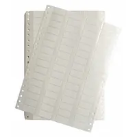 Precut Label Sheet: 1/2 in x 1 1/8 in, Rubber, 10,000 Labels (MPN DAT-160-502-10)