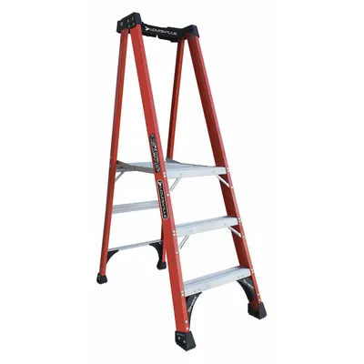 LOUISVILLE LADDER FXP1803HD 3 ft Fiberglass General Purpose - General Purpose Podium Stepladders