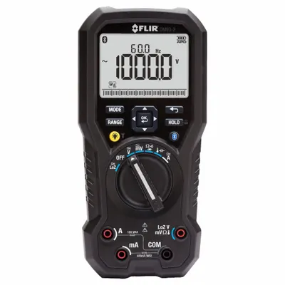 FLIR Digital Multimeter: TRMS, CAT III 1000V/CAT IV 600V, 1,000 V Max AC Volt Measurement - Thermal Imaging Multimeters