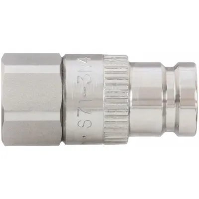 PARKER 71 Series Hydraulic Quick-Connect Coupling Plug - 71 Series Hydraulic Quick-Connect Coupling Plugs