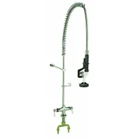 ENCORE Pre Rinse Faucet: KL50, Deck, Single-Post, 1 Mounting Holes, Brass, Chrome, 1.6 gpm Flow Rate (MPN KL50-1000-BR)