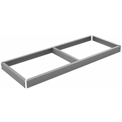 TENNSCO ZLES-4818 MED GRAY Open Deck Shelf Kit for Boltless Shelving - Open Deck Shelf Kits for Boltless Shelving