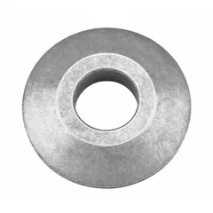 Flange and nut assembly for angle grinders, designed to secure grinding wheels and compatible with diamond blades. Suitable for cutting and grinding applications in metal fabrication and construction.