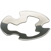 Clover Disc Spring: 0.17 in I.D., 0.34 in O.D., Stainless Steel, 10 PK (MPN BC0343016S)
