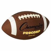 This junior-size football is constructed with a composite material for youth-level play. Suitable for practice and recreational games, it supports skill development for young athletes. Color: brown