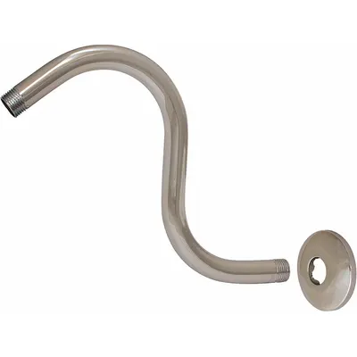 OEM S Shape Shower Arm: Compatible Product Type - Flanged Shower Arms