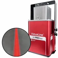 LASERGLOW TECHNOLOGIES Fixed Image Projector: Projector and Lens, Straight Line, Red, 80 W (MPN HVPR87XX2)