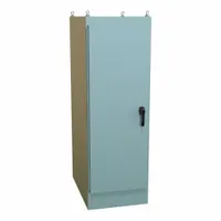 HAMMOND Electrical Enclosure: Steel, 72 in x 24 in x 36 in, NEMA 12, Solid Cover, Hinged, Dust Tight (MPN 1418WD36)
