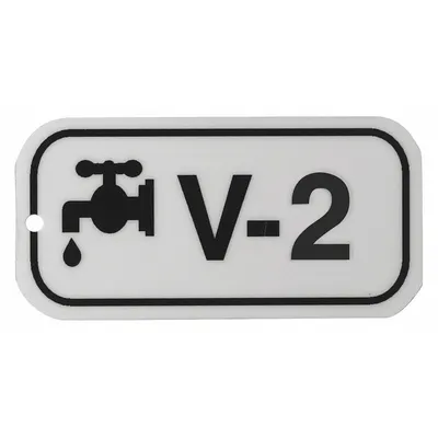 BRADY Lockout Tag: None/ No Header, V-2, Polystyrene, English, Plastic (MPN 105665) - Safety