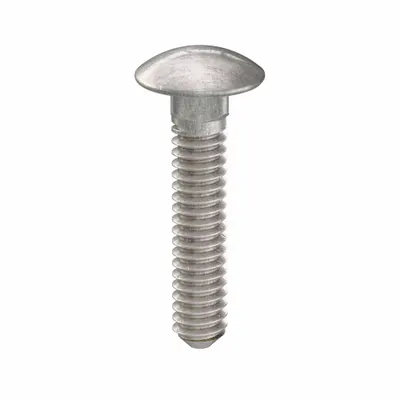 USA INDUSTRIALS Carriage Bolt: Square Neck, #10-24 Thread Size, 1 in lg, Stainless Steel - 316 Stainless Steel Square Neck Carriage Bolts