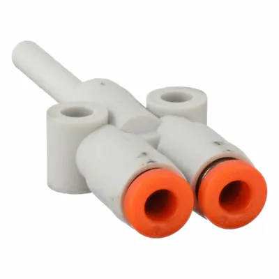SMC KQ2U01-99A Push-Fit Wye Fitting - Polybutylene & Brass Tube Fittings
