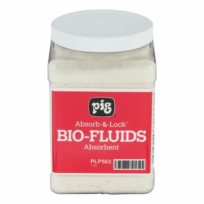 PIG Granular Sorbent, 18 lb, Box, Not Scented, 4 PK - Granular Sorbents