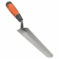 KRAFT TOOL Duck Bill Trowel: Blade Material Steel, Blade Shape Round, 2 in Blade Wd, 10 in Blade Lg (MPN GG444PF)