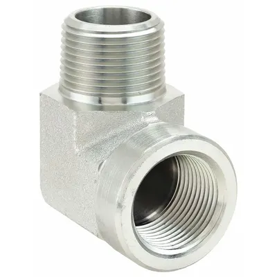 AEROQUIP Hydraulic Hose Adapter: 3/4 in x 3/4 in Fitting Size, Female x Male, NPTF x NPTF - NPTF-to-NPTF Steel Hydraulic Hose Adapters