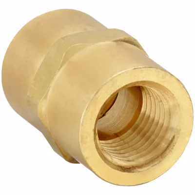 OEM Metal Pipe Straight, 1/4 in x 1/4 in, 1,000 psi, 1-1/4 in Lg - Threaded High-Pressure Pipe Fittings for Potable Water