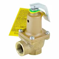 WATTS Pressure Relief Valve: FNPTF x FNPTF, 3/4 in x 3/4 in, Copper Silicon Alloy (MPN 0121479)