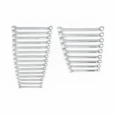 GEARWRENCH 81900 24-Piece SAE & Metric 12-Point Combination Wrench Set - SAE & Metric 12-Point Combination Wrench Sets