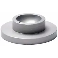 This hemispheric bowl accessory is designed to support round-bottom flasks during stirring or heating on compatible magnetic stirrers. It is intended for use with the VELP SCIENTIFIC ARE model to provide stable positioning of vessels in laboratory mixing applications