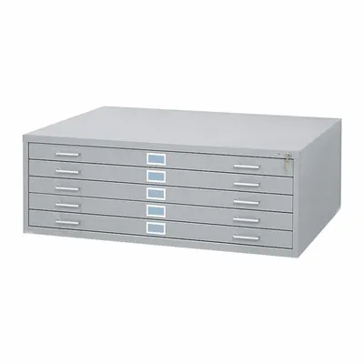 SAFCO PRODUCTS 5-Drawer Steel Flat File Cabinet - Flat File Cabinets