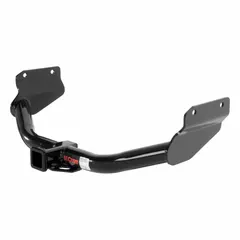 This Class III hitch is designed for the Jeep Grand Cherokee WK, mounting at the back of the vehicle without drilling. Constructed from carbon steel with a powder-coated finish, it offers a gross trailer weight capacity of 6,000 lb and a gross vehicle weight capacity of 6,000 lb. Suitable for towing trailers, boats, or campers.