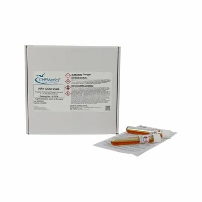 CHEMETRICS Water Quality Test Kit: Chemical Oxygen Demand, 0 to 15,000 ppm, 97 Tests - Water Quality Test Kits