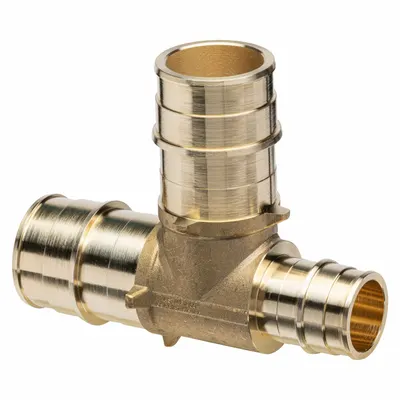 ZURN QET757GX Expansion Brass Barbed Tee - Expansion Brass Barbed Tube Fittings