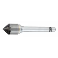 This OSG multi-flute countersink features an 82° included angle and 18-flute carbide construction for smooth, chatter-free operation. Designed for deburring and countersinking holes in metal, plastic, and composite materials, it is suitable for precision machining and fabrication applications