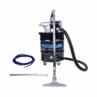 This static-conductive vacuum from GUARDAIR features a steel tank and head-only configuration. With 129 cfm airflow and a 1 1/2 in hose diameter, it is suited for wet/dry cleanup in environments where static discharge is a concern. The 1/2 in FNPT air inlet allows connection to compressed air systems