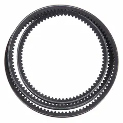 This V-belt is a replacement part for air compressor systems. It transfers power from the motor to the compressor pump. Suitable for use in industrial compressed air applications.