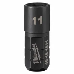 This 11 mm, 6-point short impact socket is designed for use with impact wrenches in fastening and loosening nuts and bolts. The short pattern allows access in confined spaces. Black oxide finish provides corrosion resistance.