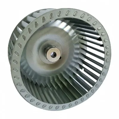 Dayton Blower Wheel: Forward-Curved, 8 5/8 in Dia, 5 3/16 in W, CW Hub End, Steel Wheel - Single-Inlet Forward-Curved Blower Wheels