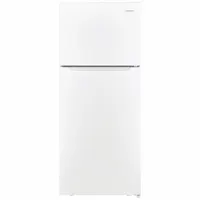 FRIGIDAIRE Top Freezer Refrigerator: White, 17.6 cu ft Total Capacity, 1 Shelves, Over 16.9 cu ft (MPN FFHT1822UW)