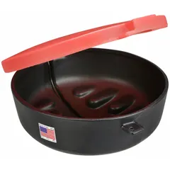 This polyethylene drum funnel is designed for controlled dispensing into 30 gal steel drums and pails. It features a lockable lid for secure closure and is black in color. The funnel measures 22 in x 11 1/2 in and has no flame arrester.