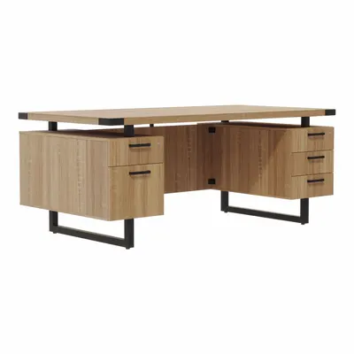 MIRELLA Mirella Series Desk, 72 x 36 in, Sand Dune - Mirella Series - Desks