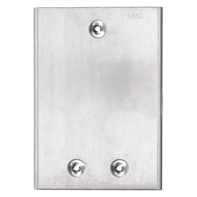 HUBBELL KILLARK Interior Panel: Back Panel Panel, 4.5 in Overall Ht, 4 in Overall Wd, Aluminum - Interior Mounting Panels