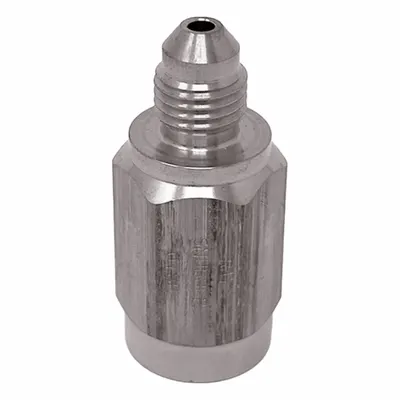 RAY Pressure Gauge Snubber: Stainless Steel, Piston, Stainless Steel - Piston-Type Snubbers for Air, Water & Steam