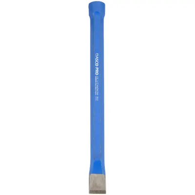 DASCO PRO Cold Chisel: Steel, 1 in Blade Wd, 18 in Overall Lg, Plain Grip - Cold Chisels
