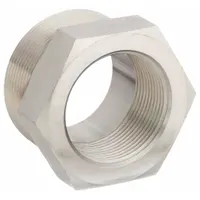 Hydraulic Hose Adapter: 2 in x 1 1/2 in Fitting Size, Male x Female, NPTF x NPTF, Rigid, Straight (MPN 2081-32-24S)
