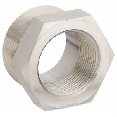AEROQUIP Hydraulic Hose Adapter: 2 in x 1 1/2 in Fitting Size, Male x Female, NPTF x NPTF - NPTF-to-NPTF Steel Hydraulic Hose Adapters