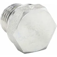 PARKER Plug: Plug, Steel, 12 mm, Threaded, 9,000 psi (MPN M12P87OMNS)