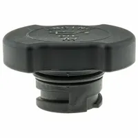 This non-vented, non-lockable oil filler cap is made of black plastic with a Quick-On attachment for tool-free installation. It has a cap diameter of 2 47/64 in, neck diameter of 1 25/64 in, and neck length of 1 9/16 in. Suitable for sealing oil reservoirs on engines, gearboxes, and hydraulic systems