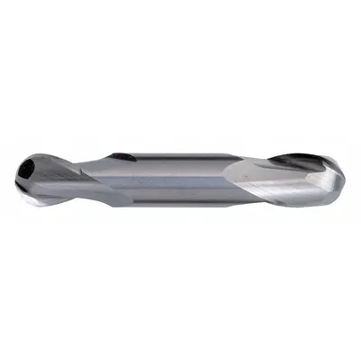 CLEVELAND Ball End Mill: Carbide, Double End, 2 Flute, 5/32" Mill Dia, 7/16" LOC - Double-End Carbide Ball End Mills for Aluminum