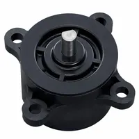 This gearless rotary damper from BANSBACH provides two-sided rotation control with a torque rating of 40 kgf-cm. The polycarbonate body offers resistance to impact and wear. Commonly used to dampen motion in lids, panels, and rotating equipment, it helps reduce noise and mechanical stress