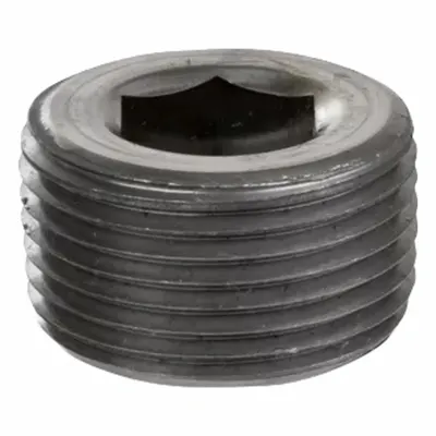 USA INDUSTRIALS Plug: 1/8 in, Threaded, Class 150, 150 psi @ 72°F, Plug - Low-Pressure Threaded Pipe Fittings with Thread Sealant