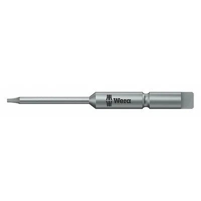 WERA Power Bit: Power Bit, T4 Bit Size, Imperial, Torx Head, TX 4x44 Bit Industry Size - Power Torx Bits