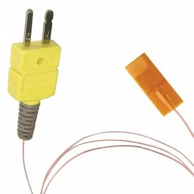 OMEGA SA3-K-SRTC Type K Stick-On Thermocouple, 40 in Cable - Thermocouples for Surface Applications