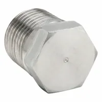 Plug: Plug, 316 Stainless Steel, 3/4 in, Male BSPT Threaded, 5,500 psi, 1 1/16 in Lg (MPN 3/4HP3MSS)